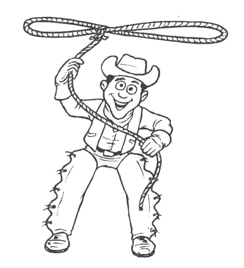 kleurplaat-cowboy-bewegende-animatie-0002